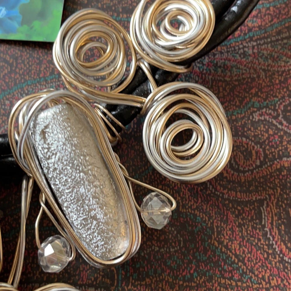Sophisticated beads metal barroco necklace rope - Picture 5 of 9